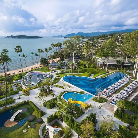 Hyatt Regency Koh Samui Otel Chaweng Plajı Dış mekan fotoğraf Aerial view of the resort