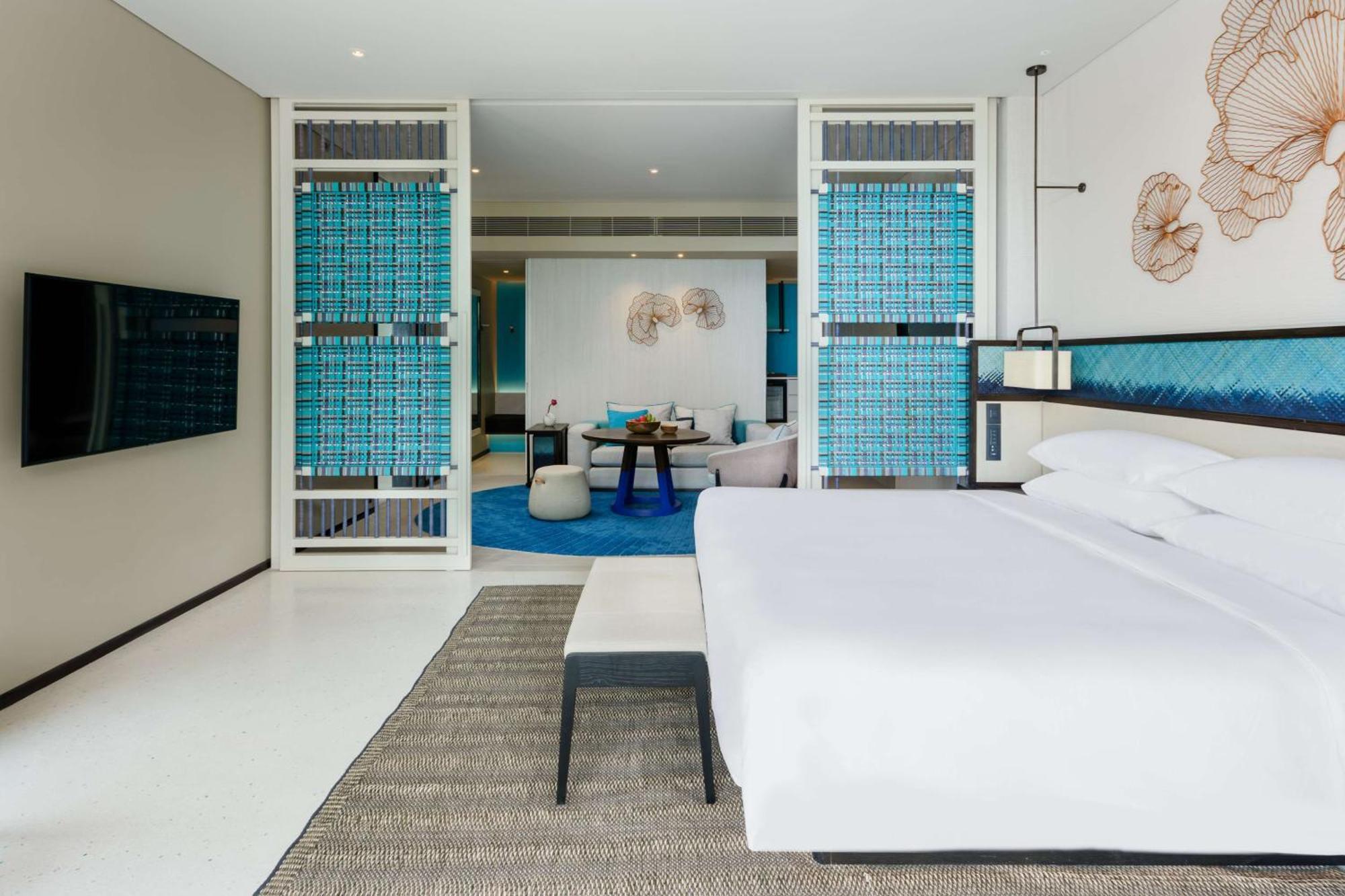Hyatt Regency Koh Samui Otel Chaweng Plajı Dış mekan fotoğraf A bedroom at the hotel