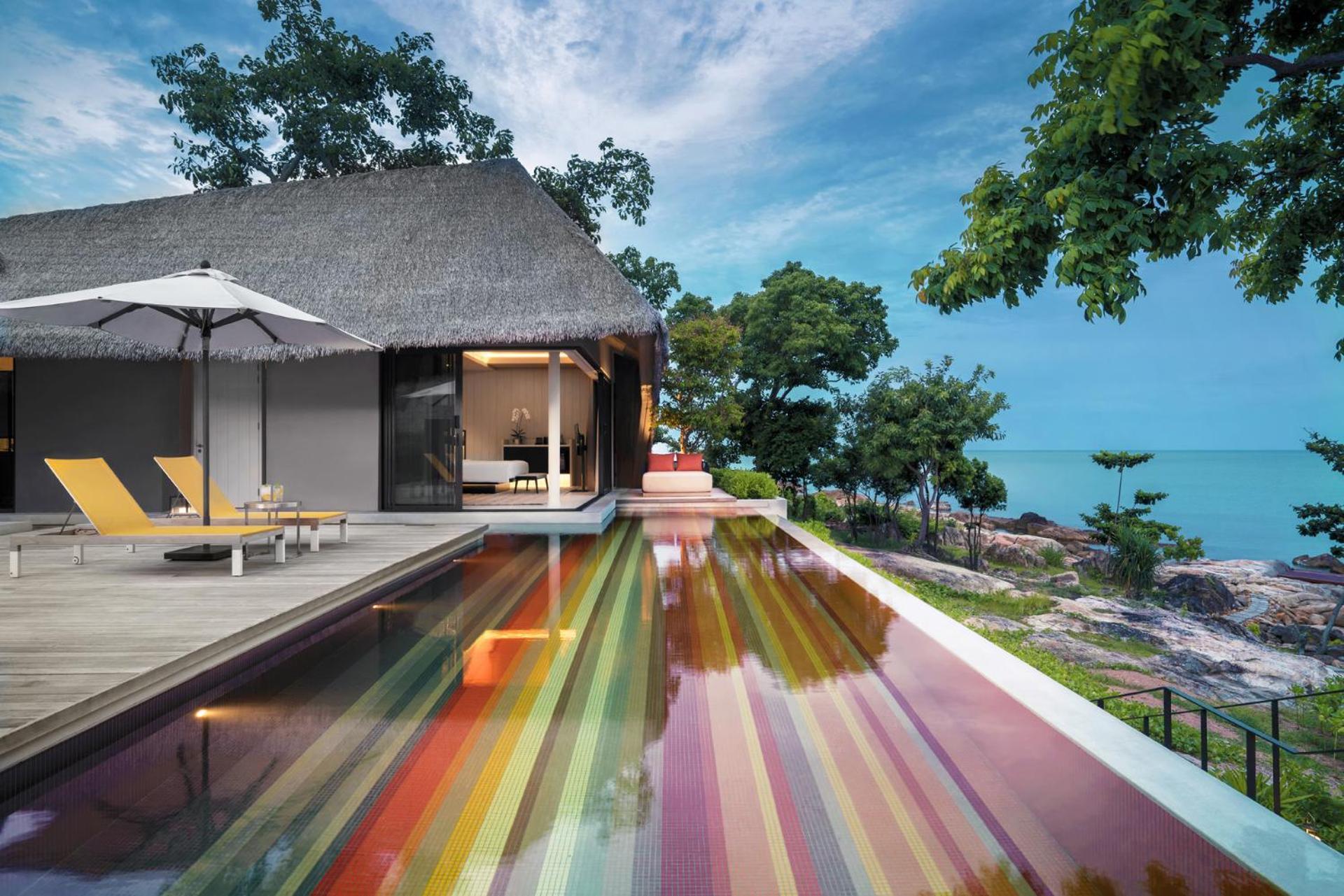 Hyatt Regency Koh Samui Otel Chaweng Plajı Dış mekan fotoğraf 3D rendering of a pool